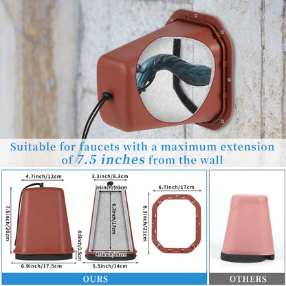 Large Size Outdoor Faucet Covers with Base