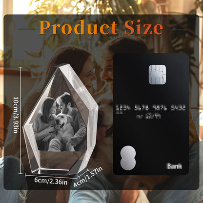 Personalized Dog Memorial Gifts,Custom Pet 3d Crystal Photo
