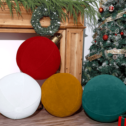 4 Pack 18" Velvet Christmas Inflatable Ball