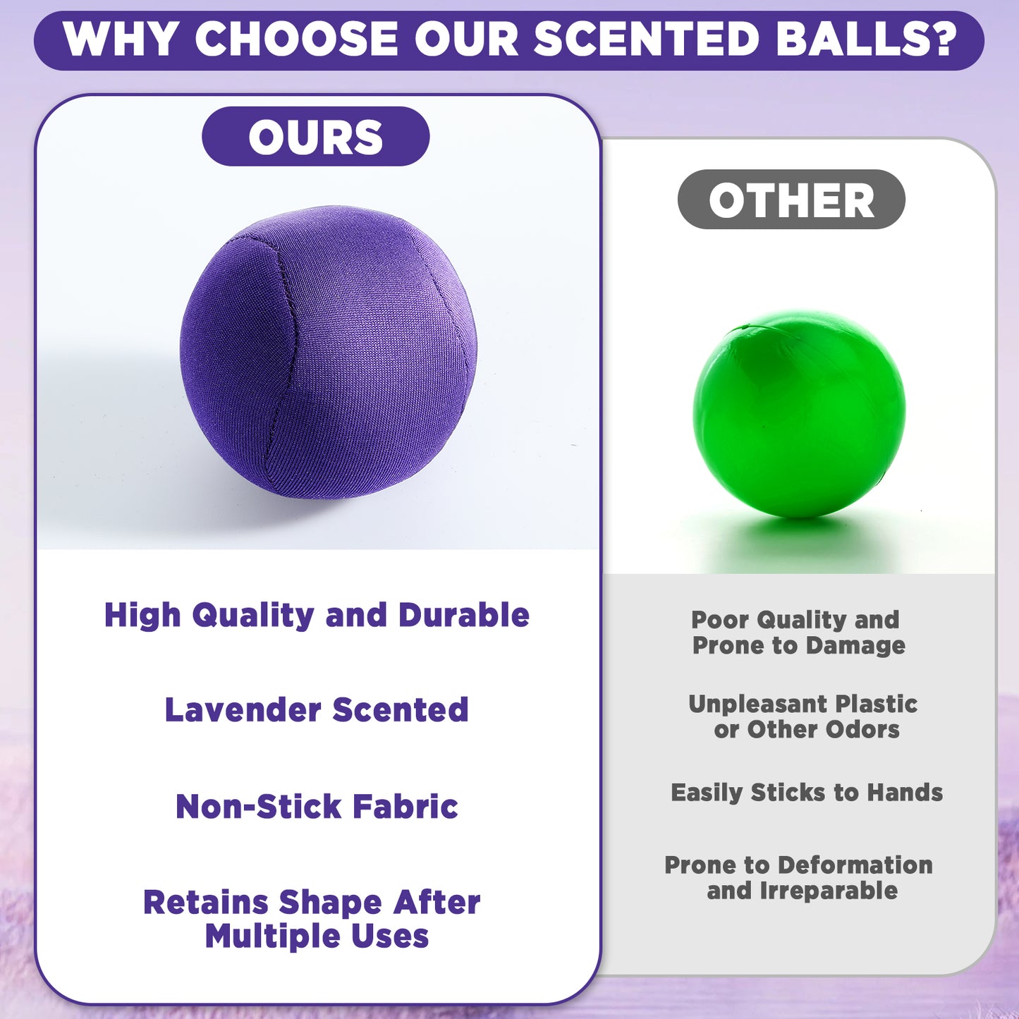 Lavender Scented Stress Balls