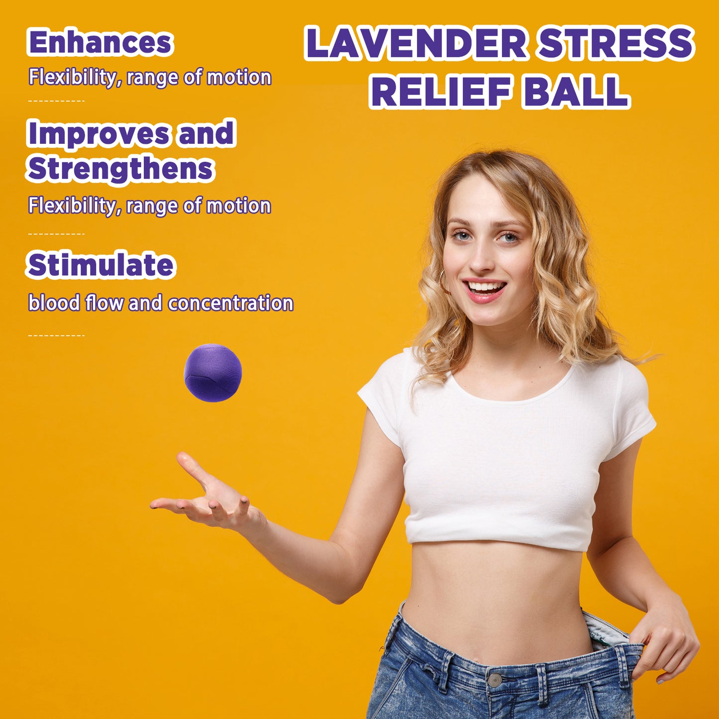 Lavender Scented Stress Balls