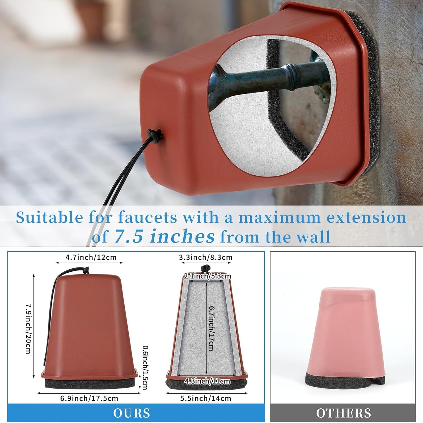 Pet Proof Winter Outdoor Faucet Covers